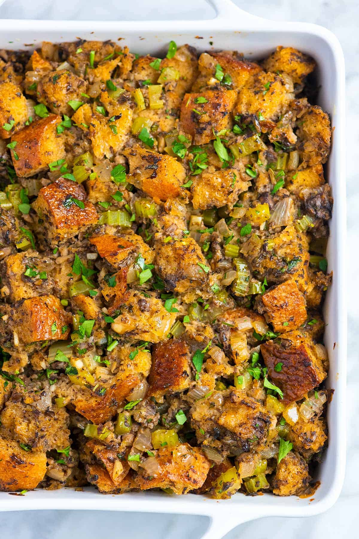 Mushroom Leek Stuffing